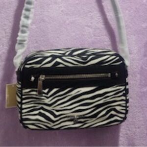 MICHAEL Michael Kors Zebra Print Crossbody Bag